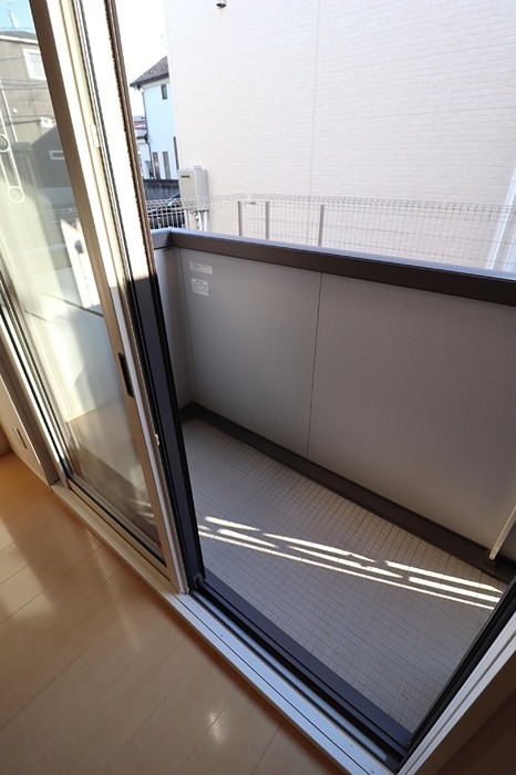 バルコニー　南向きです。