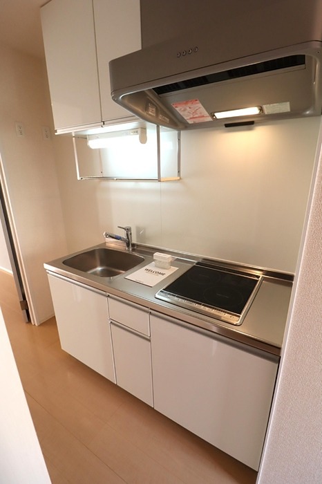 キッチン　IHクッキングヒーター付きのシステムキッチンです。