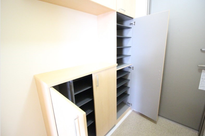 玄関　大容量のシューズボックス付き！