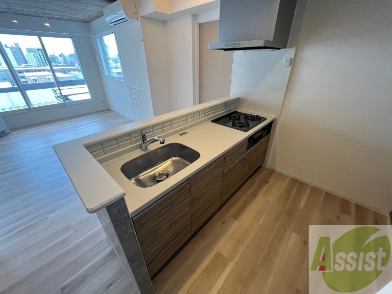 キッチン　システムキッチンなので、すぐお料理に使えます！