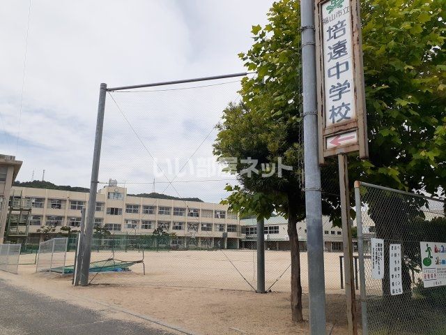 中学校　福山市立培遠中学校（中学校）まで1212m
