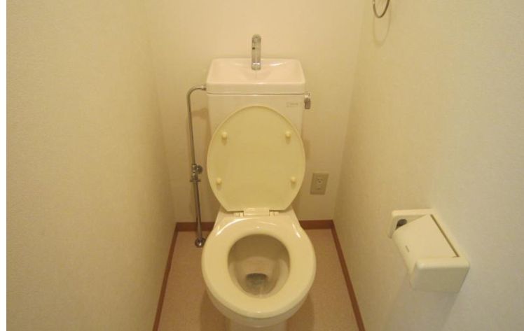 トイレ　落ち着いた色調のトイレです