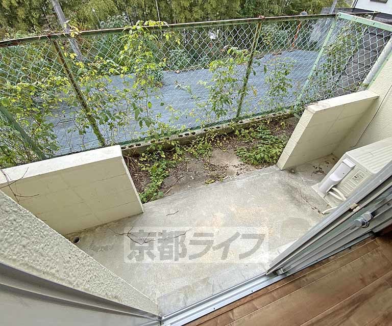 バルコニー　専用庭です。
