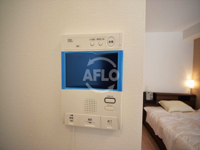 セキュリティ　パークアクシス本町　モニター付きフォン