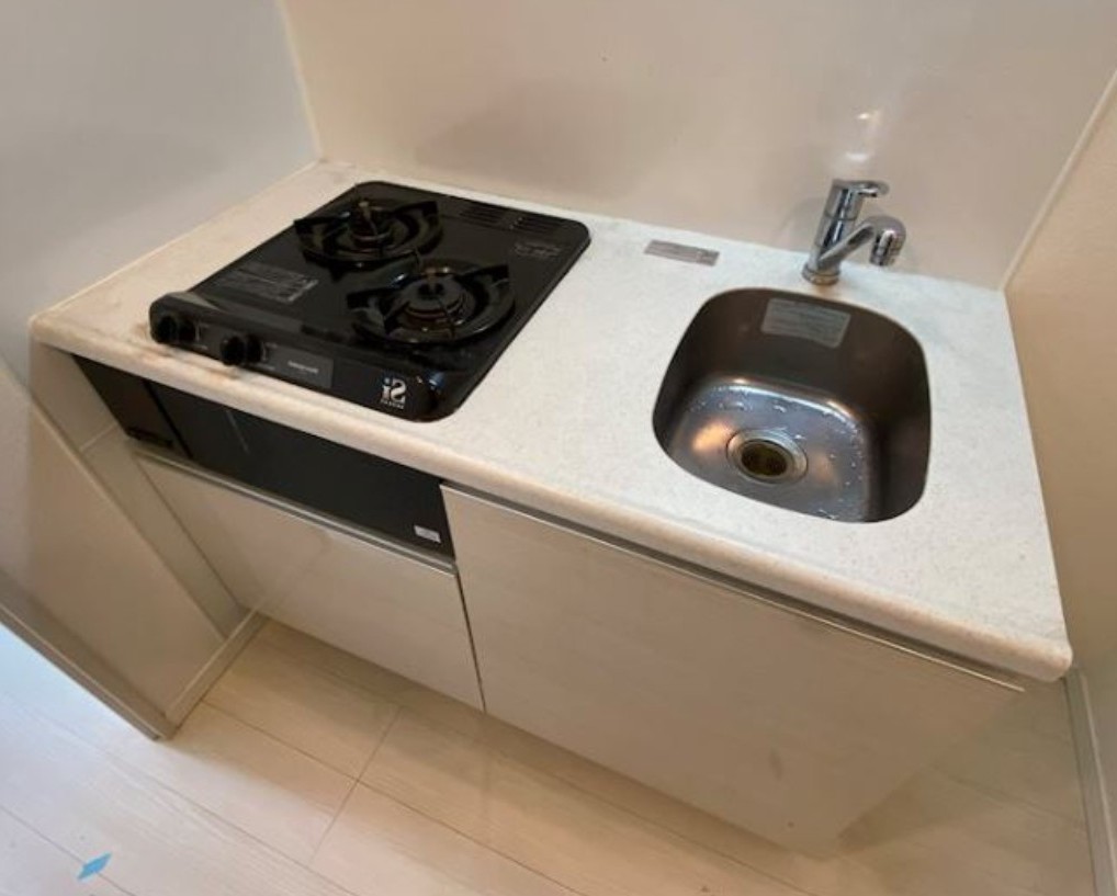 キッチン　★使いやすい二口コンロ、システムキッチン★