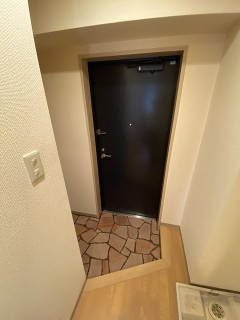 玄関　玄関もゆったりしています