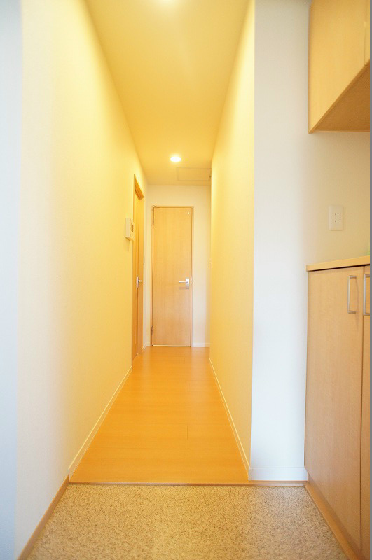 玄関　上下に分かれた使い勝手の良いシューズボックス。