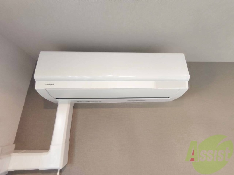 その他設備　エアコンが設置してありますので、寒暖対策もばっちり。