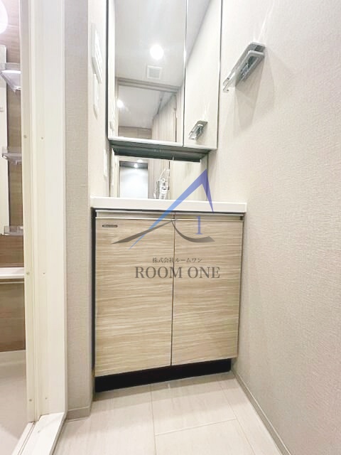 洗面設備　洗面台です。