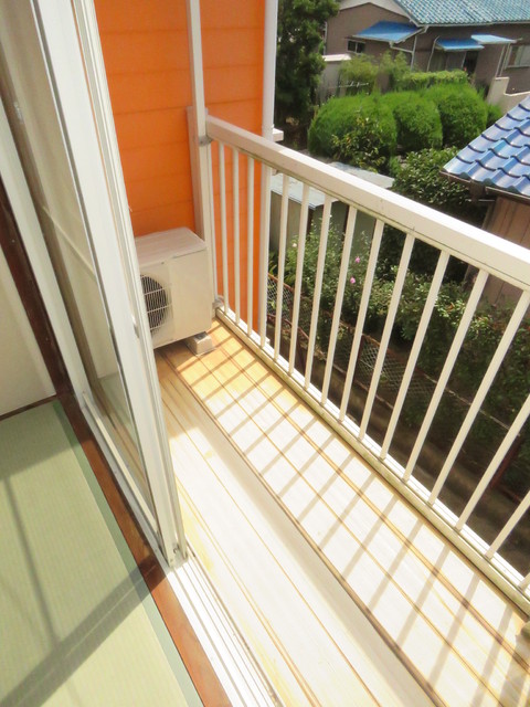 バルコニー　お洗濯物もしっかり干せます