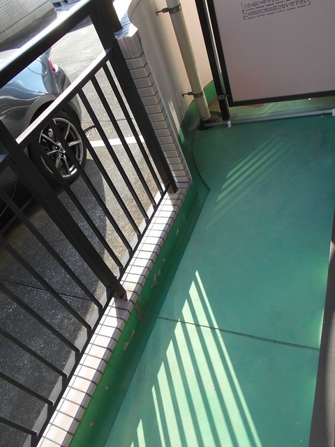 バルコニー　※写真は101号室のものです