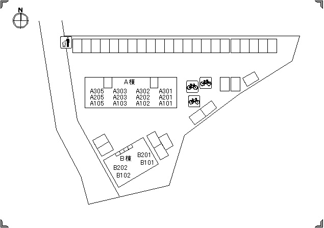 駐車場　区画図