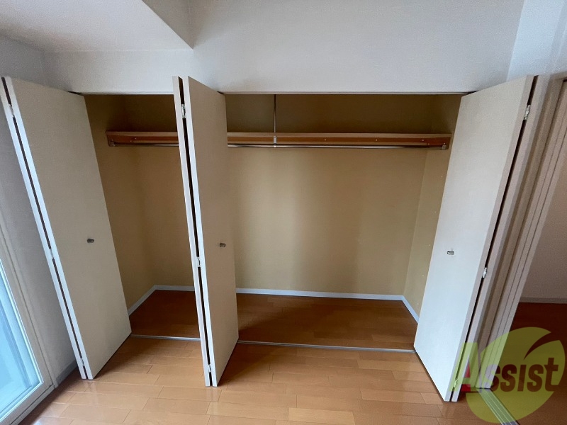 収納　クローゼットがありました。お洋服や荷物はここへ