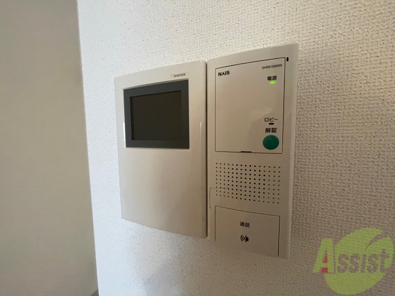 セキュリティ　インターホンで来客確認ができます。安心ですね。