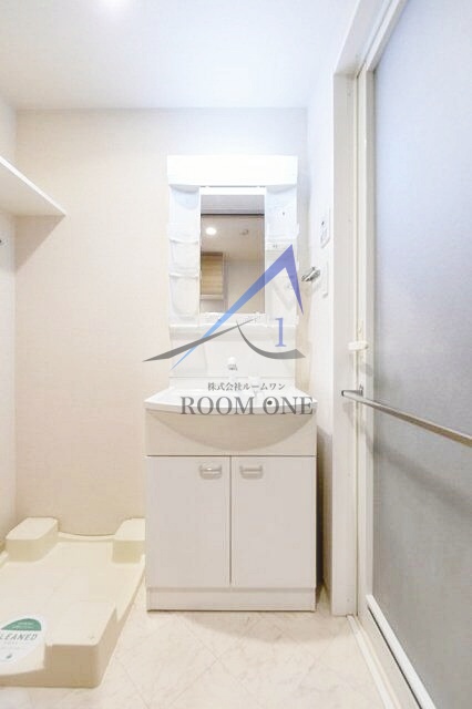 洗面設備　洗面台です。