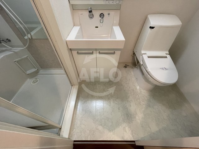 洗面設備　エスライズ四ツ橋　洗面脱衣所