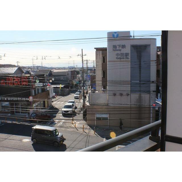 眺望　駅前