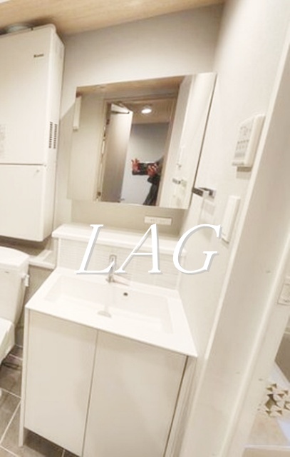 洗面設備　洗面台です。