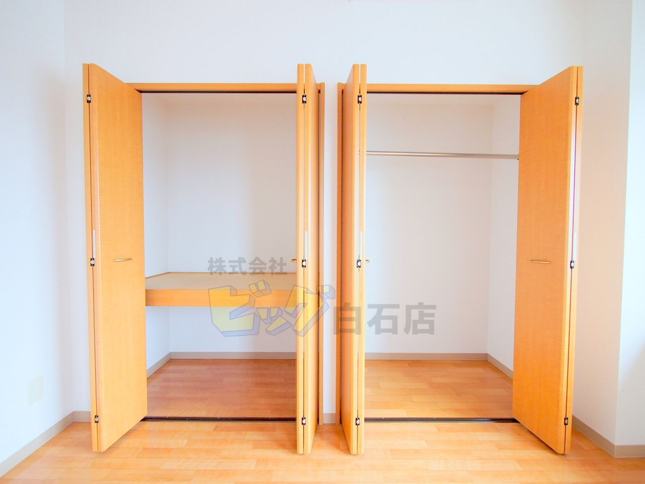 収納　各部屋にクローゼット付きです♪