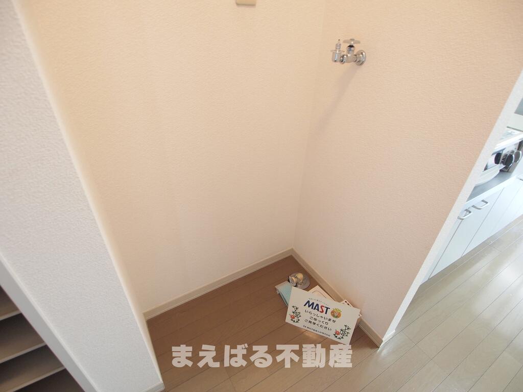 洗面設備　洗濯機置き場