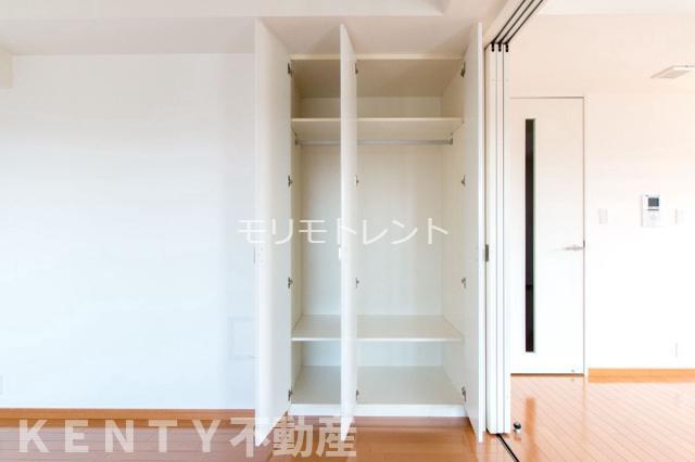 収納　たっぷりとした収納スペースです