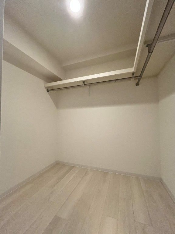 収納　フレール江坂レジデンシャル　ウォークインクローゼット