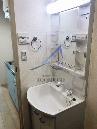 洗面設備　洗面台です。