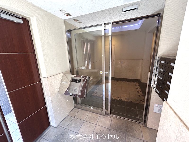 セキュリティ　オートロック付きマンションです。
