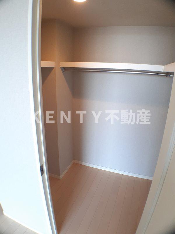 収納　たっぷりとした収納スペースです
