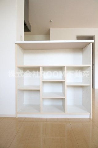 収納　たっぷりとした収納スペースです