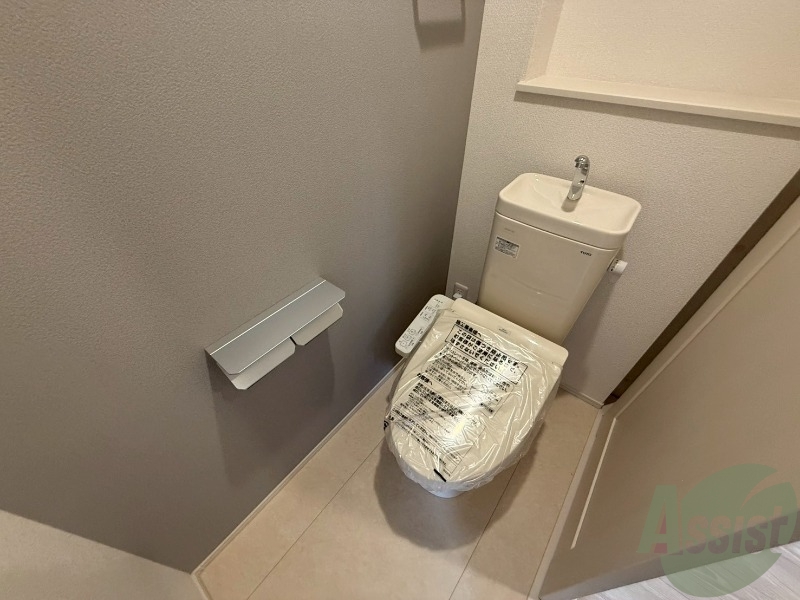 トイレ　お手洗いはウォシュレット付です。シャワートイレは嬉しいですね