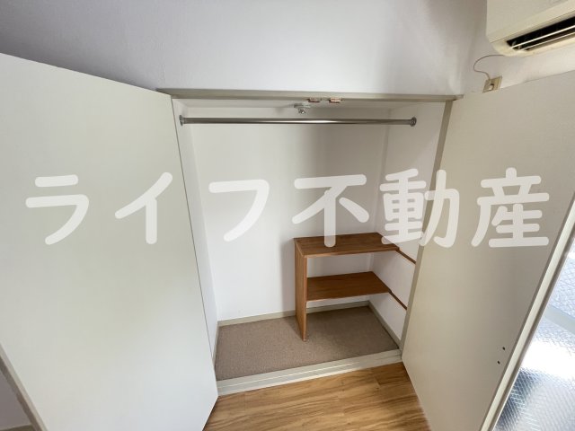 収納　大きなスペースがあり、収納には困りません