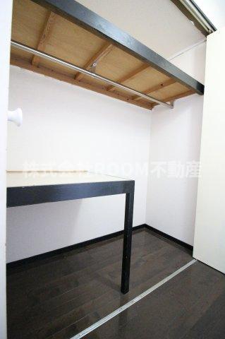 収納　十分な収納スペースがあります