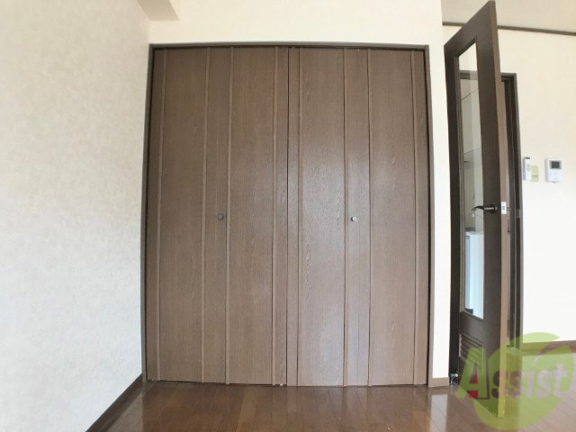 収納　クローゼット。荷物がたくさんあっても問題ないですね。