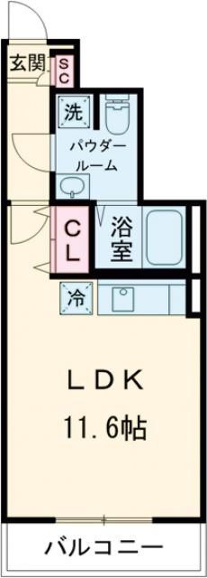 エルスタンザ綾瀬DEUXの間取り写真