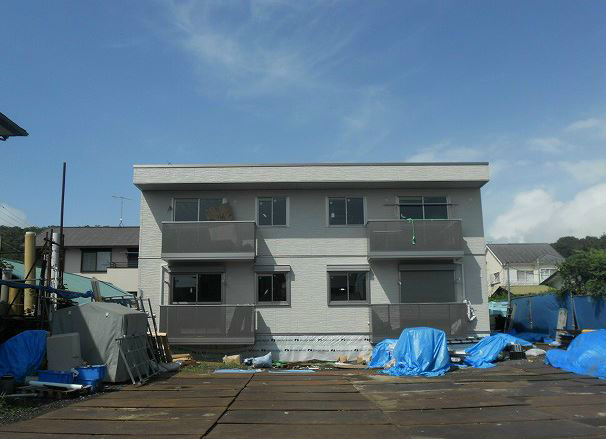 建物外観　ペットと一緒に住めるアパート