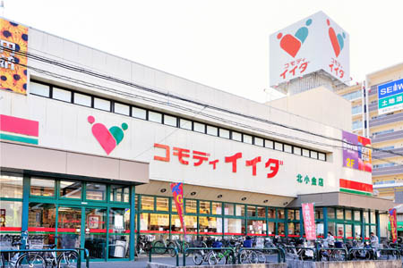 スーパー　コモディイイダ北小金店（スーパー）まで866m