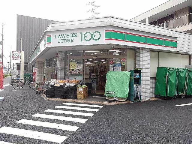 コンビニ　ローソンストア100 LS南越谷一丁目店（コンビニ）まで295m