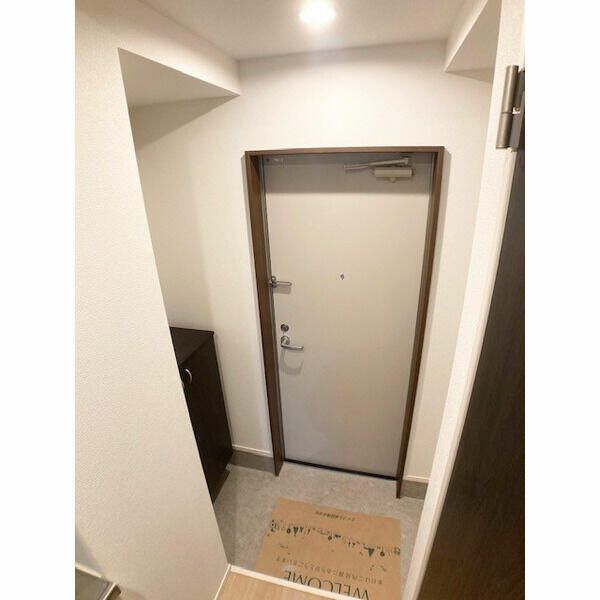 玄関　収納もある玄関です