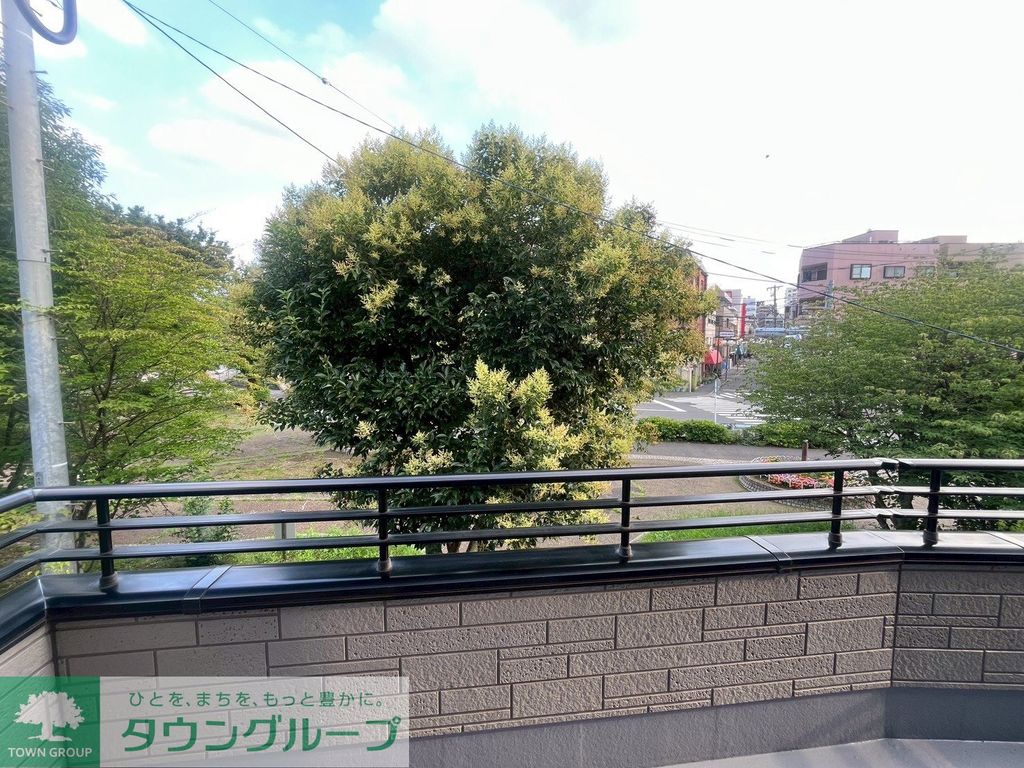バルコニー　庭