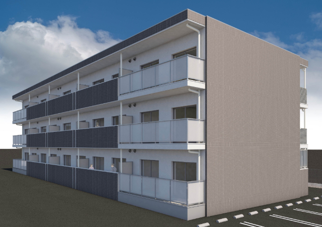 建物外観　完成予想イメージ