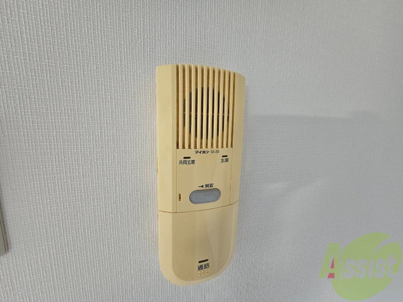 セキュリティ　インターホンで来客確認ができます。安心ですね。