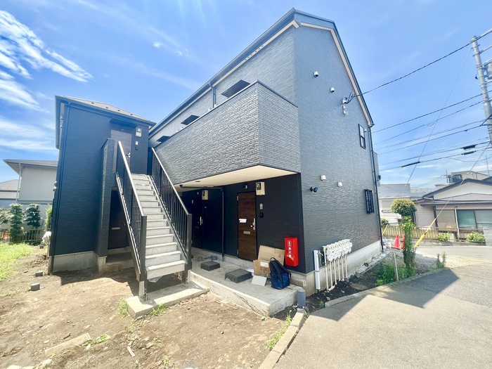 建物外観　建築中
