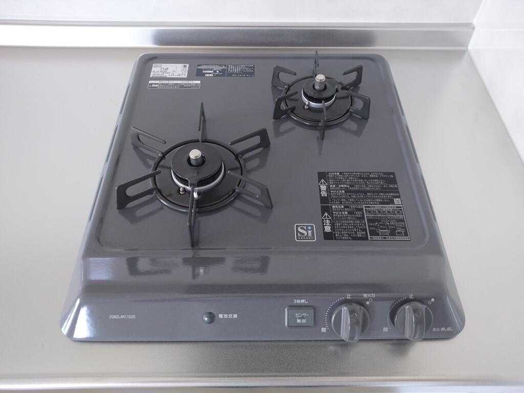 キッチン　２口コンロ
