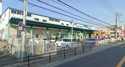 スーパー　万代 加美店（スーパー）まで559m