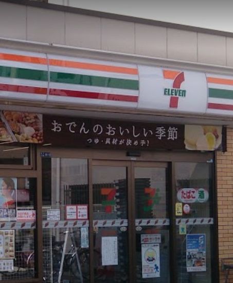 コンビニ　セブンイレブン 江東亀戸7丁目東店（コンビニ）まで105m