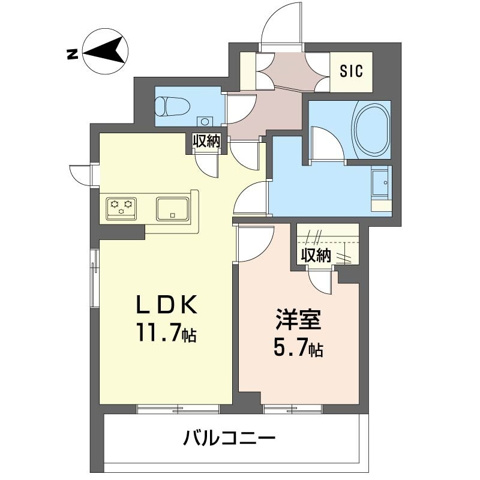ホクレアセンター北の間取り写真