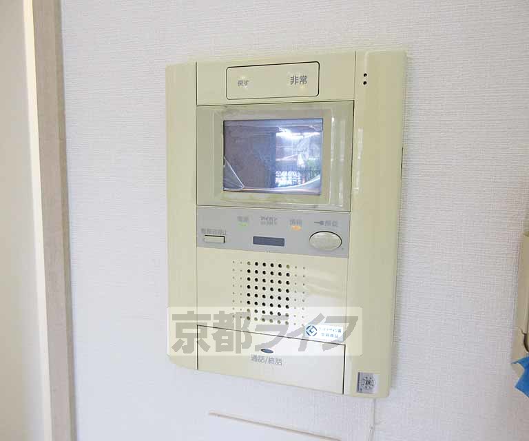 セキュリティ　安心のモニター付きです・