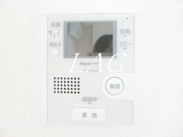 セキュリティ　モニター付きインターフォンです。