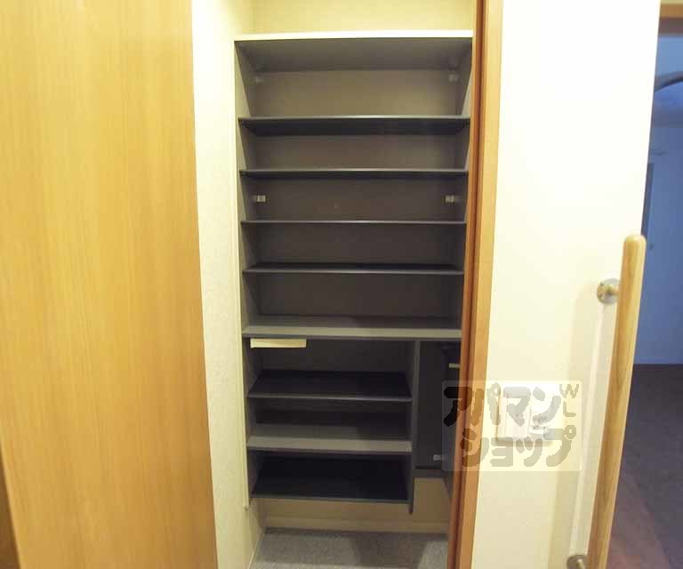 収納　シューズインクローゼット。